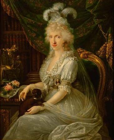 unknow artist Luise Marie Amelie Theresia von Bourbon, Prinzessin von Neapel-Sizilien oil painting picture